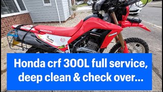 honda CRF 300l service and beyond4K [upl. by Oiled]