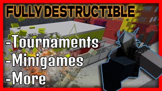 LIVE in Fully Destructible Map on The Strongest Battlegrounds  Tournaments Minigames and More [upl. by Warenne]