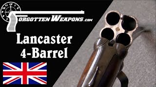 Lancaster FourBarrel Shotgun With DoubleAction Trigger [upl. by Gil]