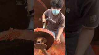 Processing solid wood making wood products make cuttingboard machine woodturning [upl. by Persis40]