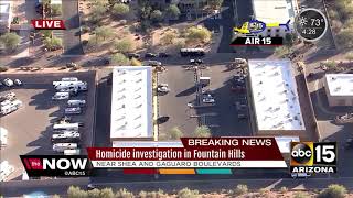 Homicide investigation underway in Fountain Hills [upl. by Leela]