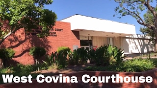 West Covina Courthouse [upl. by Ayatahs300]