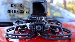 GEPRC CINELOG 35 V2 amp FLY TEST Review en español [upl. by Ragse799]