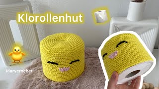 Klorollenhut Küken 🐥 einfache Häkelanleitung für Anfänger  Marycrochet [upl. by Jemina]