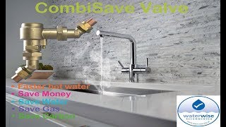 CombiSAVE Demonstration  Combi Boiler Water and Energy Saving Valve [upl. by Rephotsirhc]