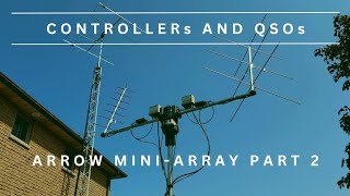 Ham Radio Satellite Contacts on my Mini Antenna Array [upl. by Bartolomeo]