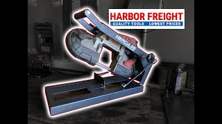 Harbor Freight Band Saw Benchtop Stand [upl. by Nannette]