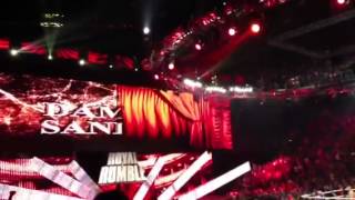 2013 Royal Rumble Live Entrances 20 Damien Sandow [upl. by Ahsina292]