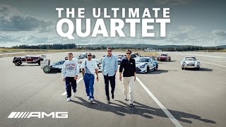 The Ultimate Quartet  Lewis Hamilton George Russell Toto Wolff amp Mick Schumacher [upl. by Odnamla]