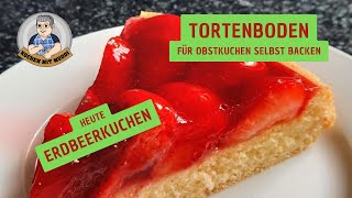 Tortenboden für Erdbeerkuchen selbst backen [upl. by Carmencita]