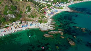 Grotticelle  Capo Vaticano  Calabria by drone [upl. by Zaob]