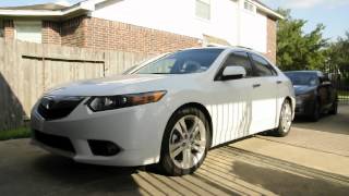 Acura Locking Beep Comparison 2012 TSX V6 vs 2008 Acura TL Type S [upl. by Aurelio]