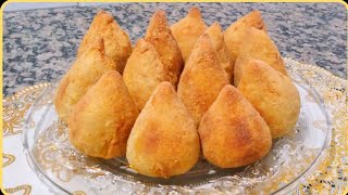 COXINHA COM MASSA DE BATATA SIMPLES💖COXINHA DE FRANGO FÁCIL E RÁPIDO\RECEITAS DA MARI com Mari Reis💕 [upl. by Lasley]