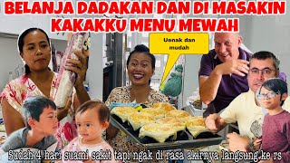 BELANJA DADAKAN DAN DI MASAKIN KAKAKKU MENU MEWAH UENAK DAN MUDAH  DI TINGGAL ISTRI SUAMI SAKIT [upl. by Ettedranreb3]