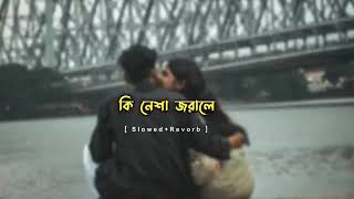 Ki Nesha Jorale Lyrics Version by Balam  কি নেশা জরালে Bengali lofi [upl. by Malvino35]