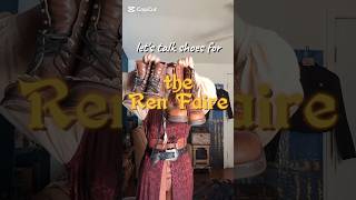 My Ren Faire shoe recommendations ✨ renfaire renaissancefaire cosplay pirates westernfantasy [upl. by Ydnir132]