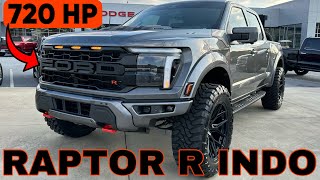 2024 FORD RAPTOR R INDO 720 HP CARBONIZED GRAY CUSTOM Performance Truck [upl. by Eyllek443]