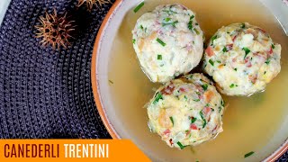 Canederli trentini ricetta tradizionale facilissima  Le video ricette di Lara [upl. by Hanan830]