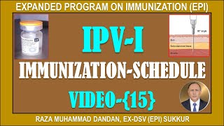 IPVI IMMUNIZATION SCHEDULE FOR ROUTINE IMMUNIZATION VIDEO15 [upl. by Lrat763]