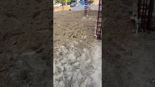 SAND FILLING IN FOUNDATION construction vlog subscribe natural like jcb automobile ytshorts [upl. by Armat]