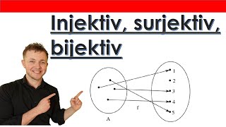 Injektiv Surjektiv und Bijektiv  Mengen einfach erklärt Mathe im Studium [upl. by Anad365]