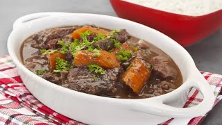 Recette  Boeuf en daube au Cookeo [upl. by Haraf]