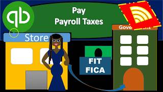 QuickBooks Online 2019Pay Payroll Taxes [upl. by Nesyrb]