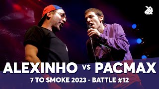 Alexinho 🇫🇷 vs PACMax 🇫🇷  GRAND BEATBOX BATTLE 2023 7 TO SMOKE  Battle 12 [upl. by Len942]