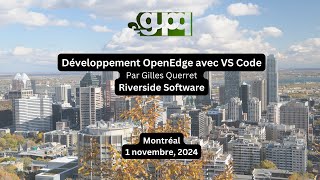 Développement OpenEdge avec VS Code [upl. by Meldon]