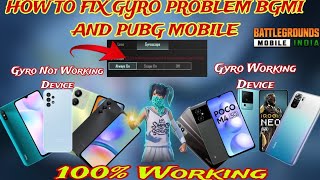 BGMI GYRO NOT WORKING  GYRO PROBLEM THIK KRE  GYRO DELAY PROBLEM 100 SOLVE [upl. by Odrautse157]