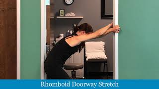 Rhomboid Doorway Stretch [upl. by Aziza]