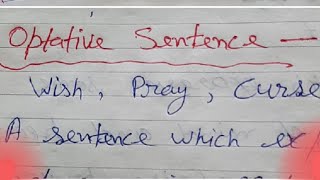 Kinds of Sentence  Exclamatory amp Optative Sentence  Doubt clear 💯💯💯💯💯👍 [upl. by Ahsiakal]