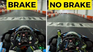 BRAKE vs NO BRAKE Indoor Karting Experiment [upl. by Augustus]