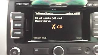 Skoda Amundsen Navigation FirmwareUpdate Failed [upl. by Constant]