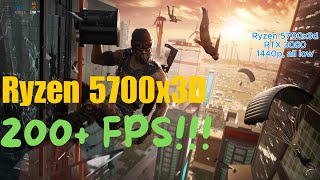 Ryzen 5700x3D with RTX 3080 PUBG FPS 1440p FTPM enabled [upl. by Fauver]