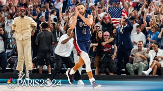 Stephen Curry’s TOP highlights from Paris Olympics basketball competition  NBC Sports [upl. by Nylssej]