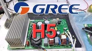 Gree Dc inverter ac H5 error code outdoor pcb Dc inverter ac pcb training institute BabarElectronics [upl. by Chandless396]