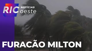 Furacão Milton potencial destrutivo é comparado a desastres históricos nos Estados Unidos [upl. by Nuavahs]