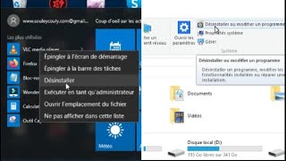 windows10 desinstaller ou supprimer une application ou logiciel sur pcordinateur [upl. by Tsirc]