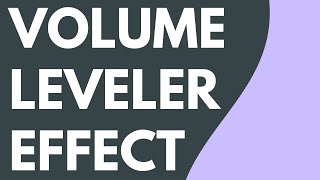 Volume Leveler Audio Effect in Audiate [upl. by Aneleve]