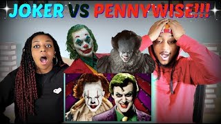 Epic Rap Battles Of History quotThe Joker vs Pennywisequot REACTION [upl. by Ennayhs]