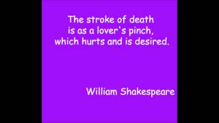 Favourite William Shakespeare Love Quotes [upl. by Truitt]