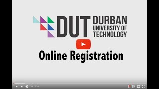 DUT Online Registration Video 2018 [upl. by Ssirk]