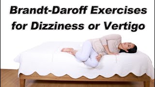 Brandt Daroff Exercises for Dizziness or Vertigo [upl. by Autum767]