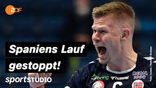 Spanien – Norwegen Highlights  HandballEM 2022  sportstudio [upl. by Robenia]