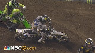 Supercross Round 3 at Anaheim  450SX EXTENDED HIGHLIGHTS  Motorsports on NBC [upl. by Nuawed]