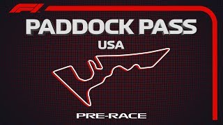 F1 Paddock Pass PreRace At The 2019 United States Grand Prix [upl. by Anasus]