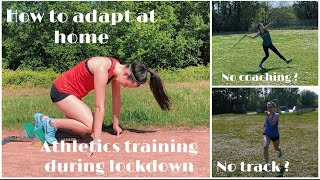 My Current Training Routine Athletics Heptathlon Training At Home [upl. by Ecilef]