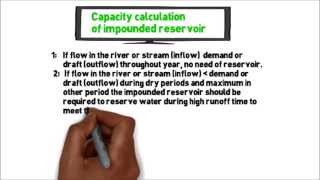 Capacity Calculation Of Impounded Reservoir [upl. by Amelie]