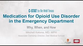 SHOUT ECHO  June 20  Medication for Opioid Use Disorder in the Emergency Department [upl. by Amandy]